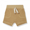 Mosterdgele sponsen short - Enzo havana